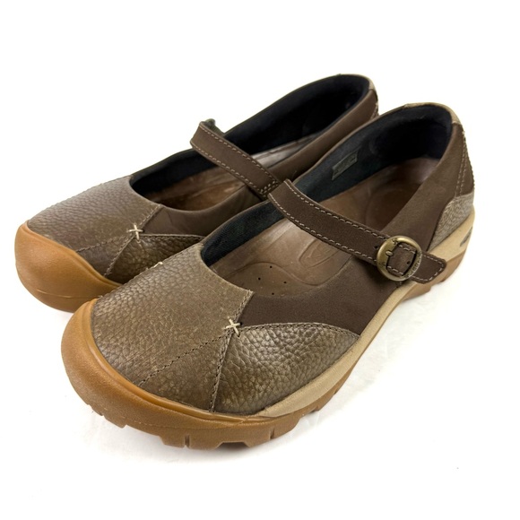 Keen Presidio Mary Jane‎ Shoes 9 WIDE Brown Leather Comfort Shoes Womens main image 7